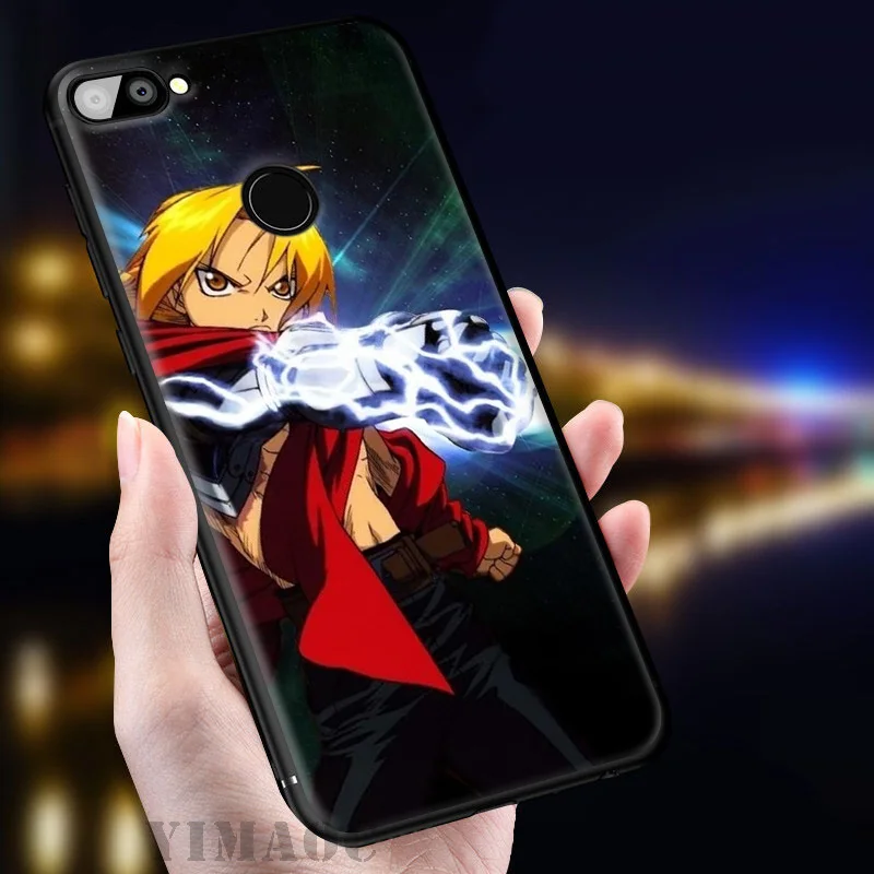 Металлическое алхимическое братство мягкий чехол для huawei Honor вид 20 10 8X8 8C 6A 7A 7X 7C Lite
