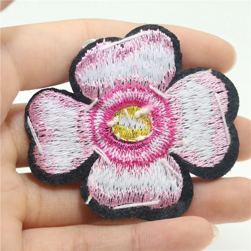 flower handmade crystal rhinestones applique beaded sequins flowers Fancy tassels clothing accessories sew or glue 4pcs H138 | Дом и сад