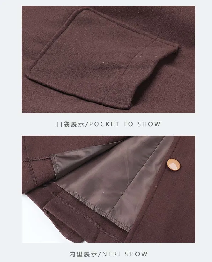 Осень зима 2018 женское длинное пальто с капюшоном и шапкой медведем|Женские