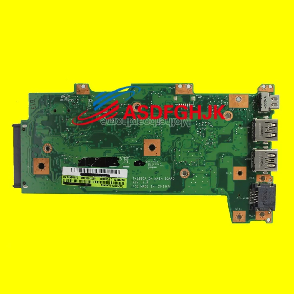 

Original FOR ASUS TX300CA Transformer Book DK Main Board REV 2.0 USB 60NB0070-MB2060