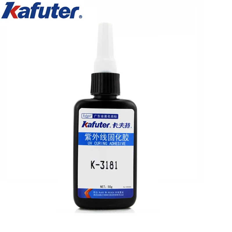 Kafuter 50 г УФ клей акриловый прозрачный пластик металлический стеклянный