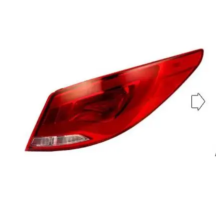 Автомобильный стильный задний светильник s для hyundai Solaris задний светильник s Accent Verna светодиодный задний светильник drl задний фонарь сигнал+ тормоз+ задний фонарь - Цвет: Красный