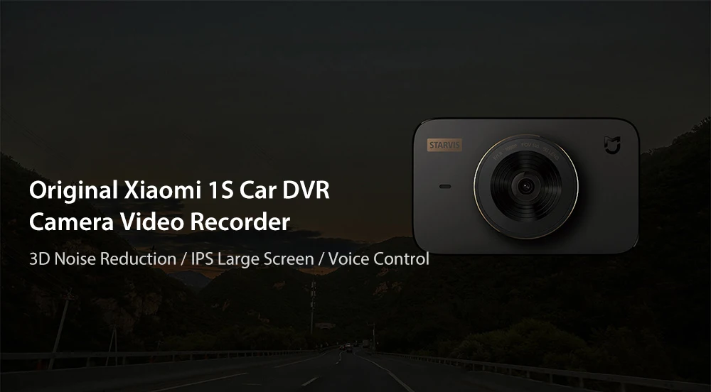 Новая английская версия Xiaomi Mijia Carcorder 1S Smart DVR 1080P камера для вождения автомобиля рекордер 140 градусов шумоподавление ips экран