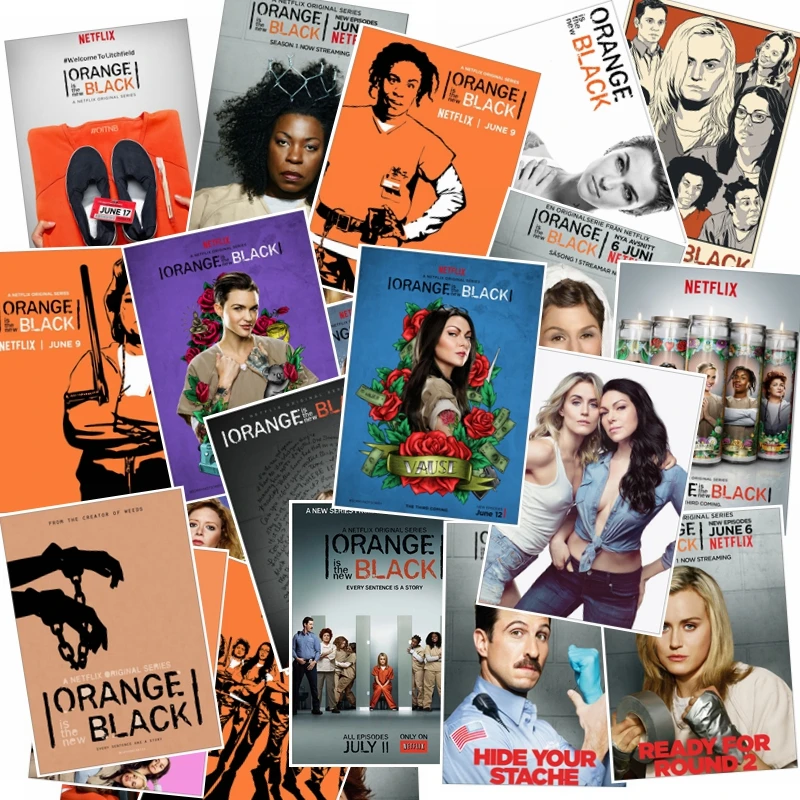 25 шт./упак. Orange is the New Black ТВ показать Стикеры для ноутбука гитары холодильник велосипедный багажник автомобиля для скейтборда Moto гитарная надпись