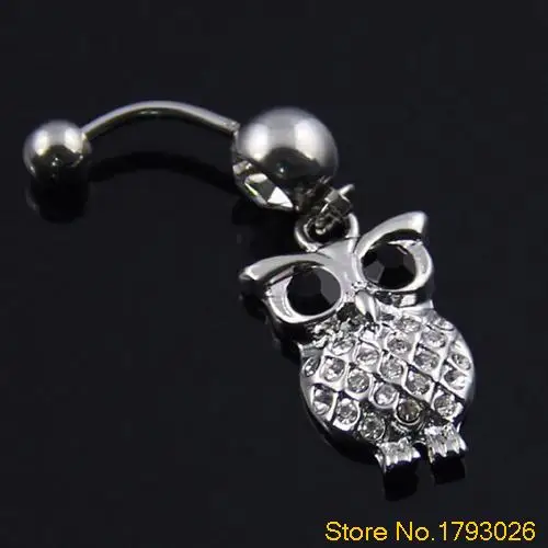 Простые Разработан Сова Пупок Кольцо Классический Ювелирные Изделия Пирсинг