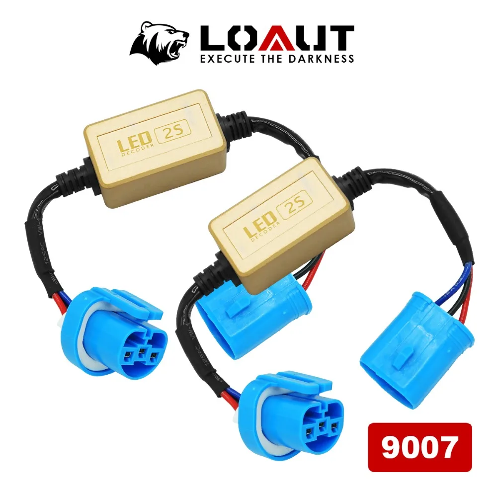 Проволока LOAUT Canbus без ошибок! Никакого шума! Декодер H1 H3 9005 9006 9012 H4 светодиодный H7