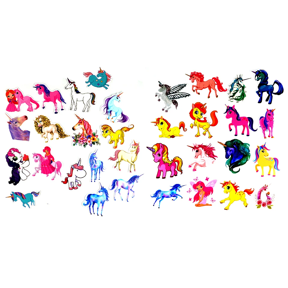 33 шт. дифференциальных стикер в виде единорога милые аниме мультфильм детей