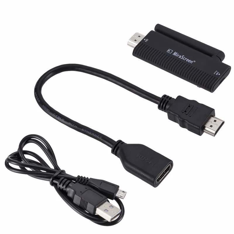 WiFi Дисплей приемник 1080 P HDMI приемник mirascreen Аудио Видео DLNA AirPlay Miracast дисплей ключ wifi для дополнительная антенна