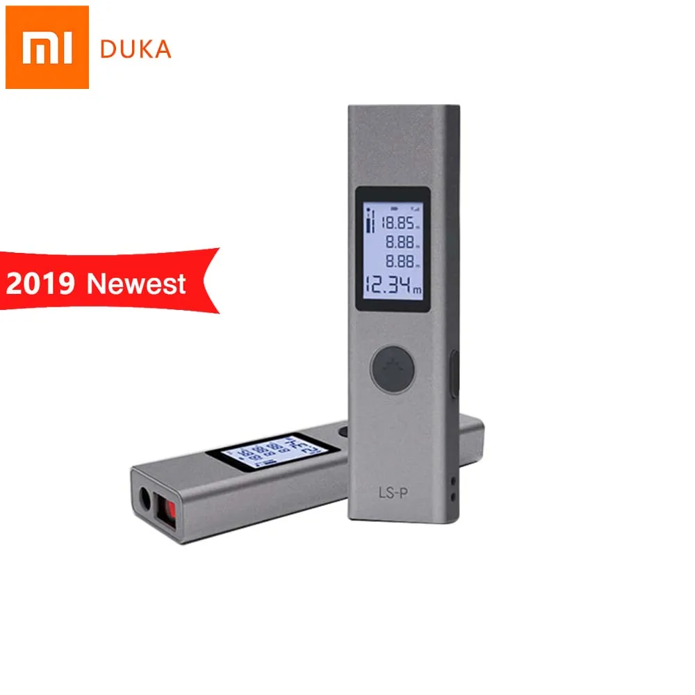 Xiaomi Duka 40 м лазерный дальномер LS-P usb зарядка лазерный дальномер высокая точность измерения Мини Портативный дальномер