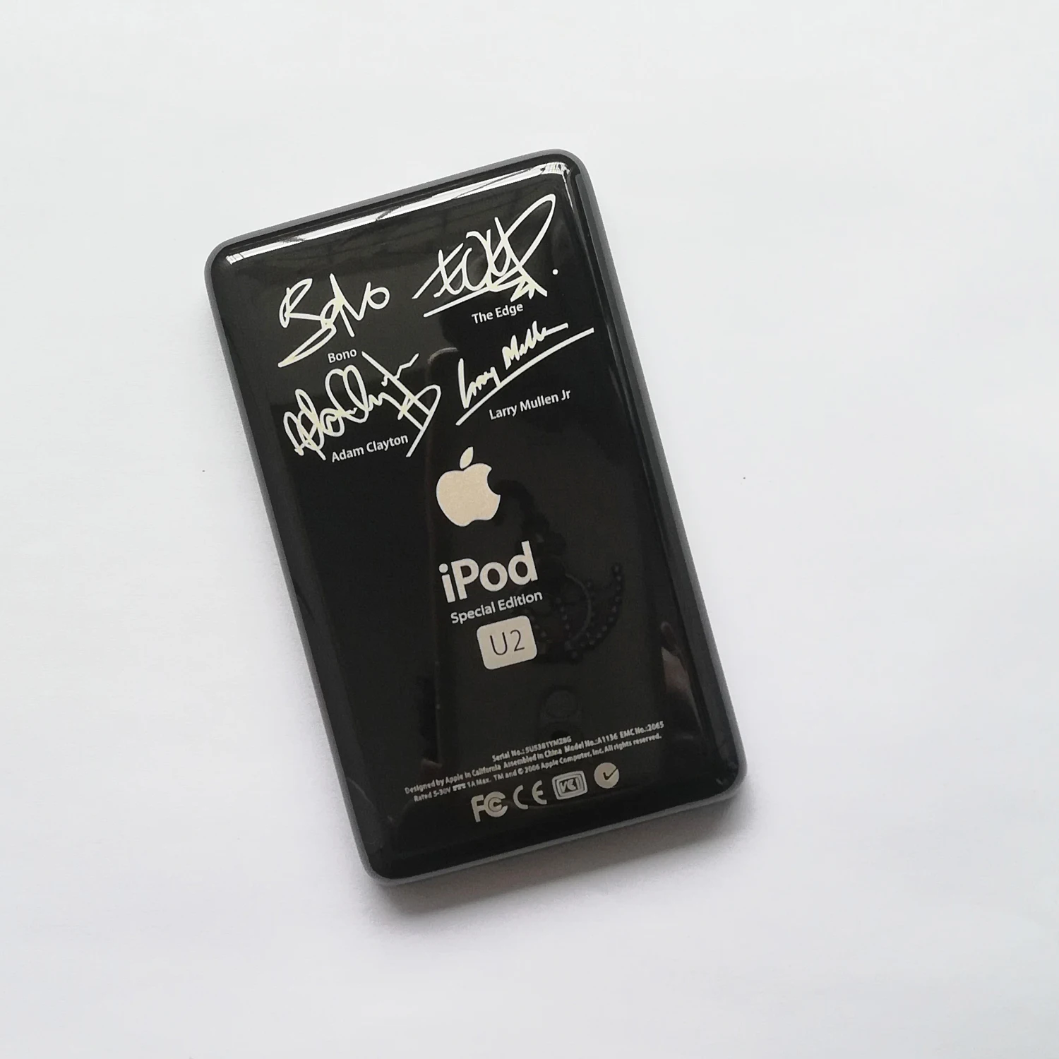 10 шт. черный и золотой цвет абсолютно металлический корпус чехол для iPod Classic U2 специальное издание Толстая замена задняя крышка - Цвет: Black
