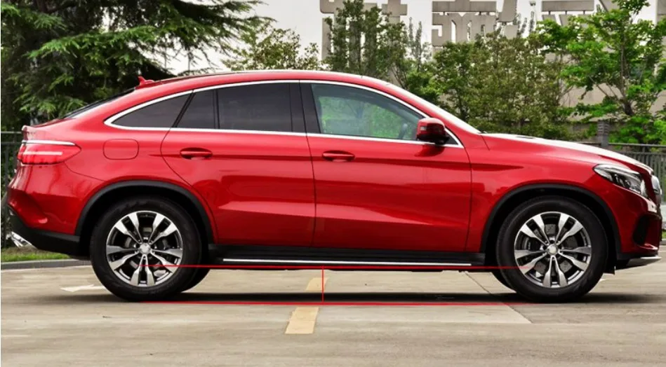 Автомобильные подножки боковые педали для Mercedes Benz GLE Coupe C292 модель AMG 2015.2016.2017