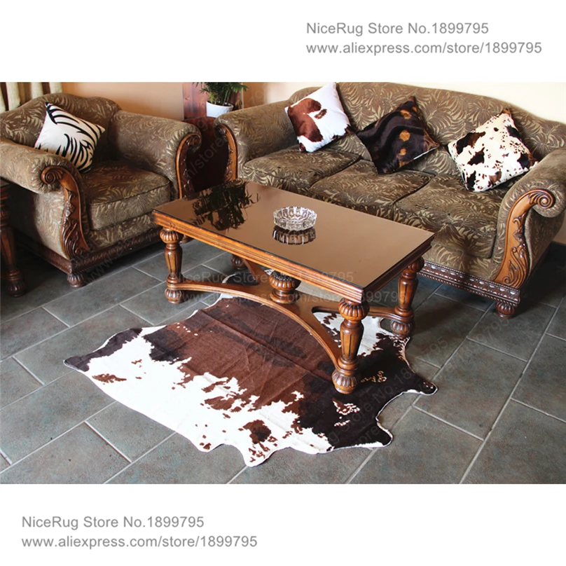 3 шт. 1 комплект оптовая цена для коричневого коврика из воловьей кожи 4 6x4 фута