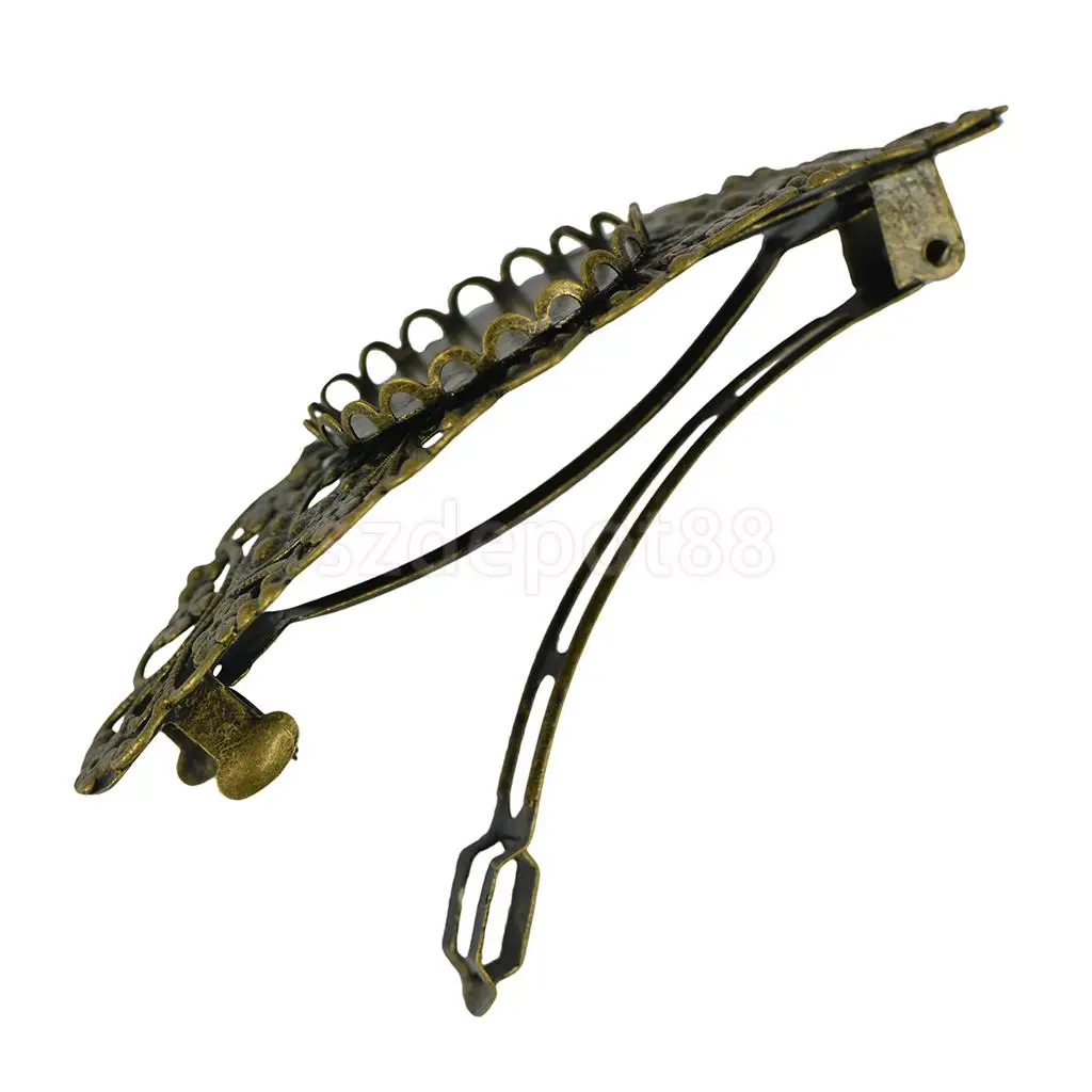 2 шт. Античная Цветочная Французская заколка заготовки под Кабошон Установка