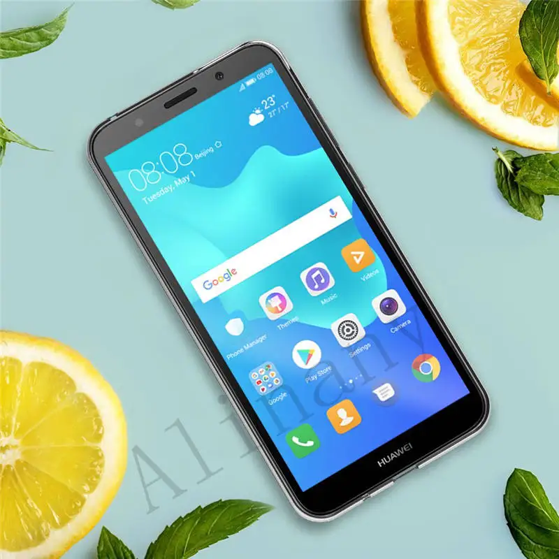 Чехол для Honor 7 S чехол Huawei мягкий силиконовый прозрачный из ТПУ телефона 7S 5 45