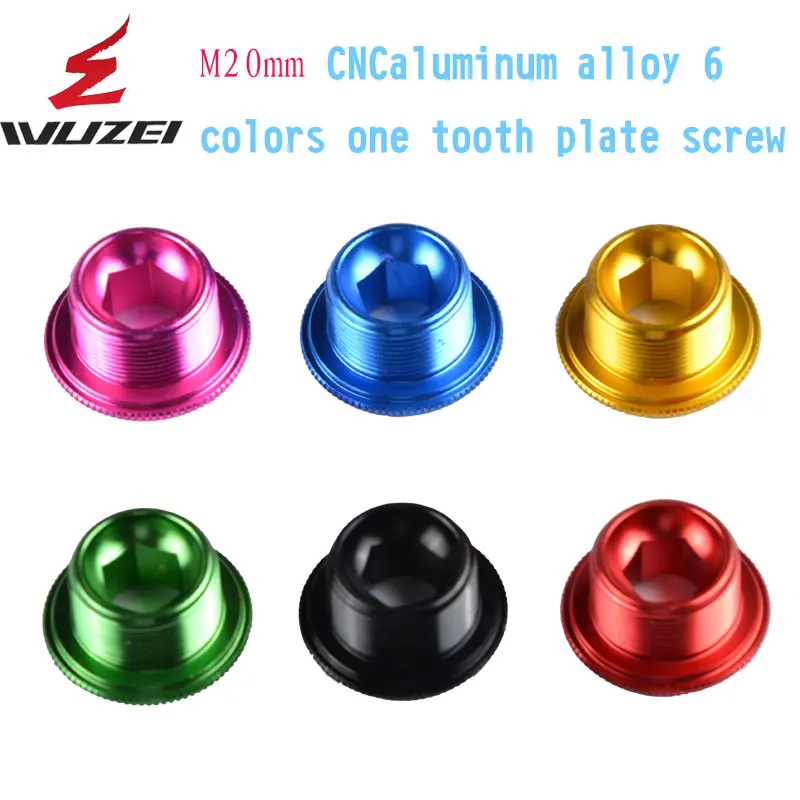 2Pcs MTB Bike Crank Cover Screw Cap M20 Aluminum Bolt Road Bicycle Folding Crankset Dental Plate Accessories | Спорт и развлечения