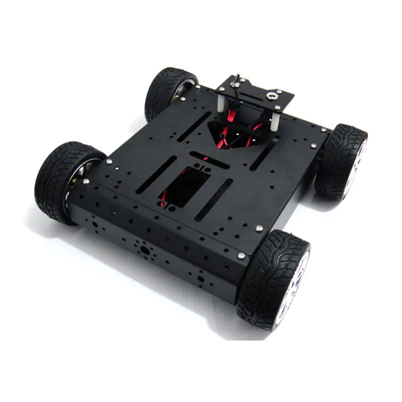 Полноприводная Мобильная платформа робот из алюминиевого сплава (12В/200R