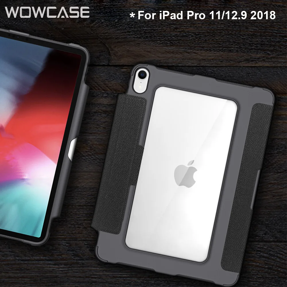 Оригинальный умный чехол WOWCASE из искусственной кожи для iPad Pro 11/12 9 2018 футляр