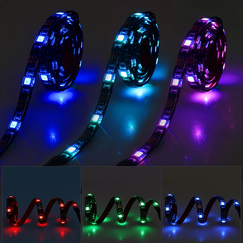 Светодиодная лента USB RGB изменяемый светодиодный ТВ фон светильник ing Bluetooth