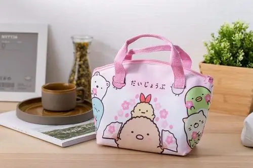 sakura 1 предмет, мультяшная милая сумка sumikko gurashi friends аниме, сумка, повседневные сумки на плечо для девочек - Цвет: sakura