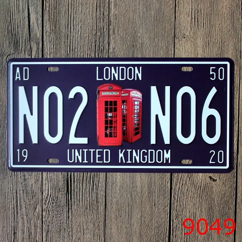 Винтажная картина в виде жестяных вывесок металлическая жестяная раскраска