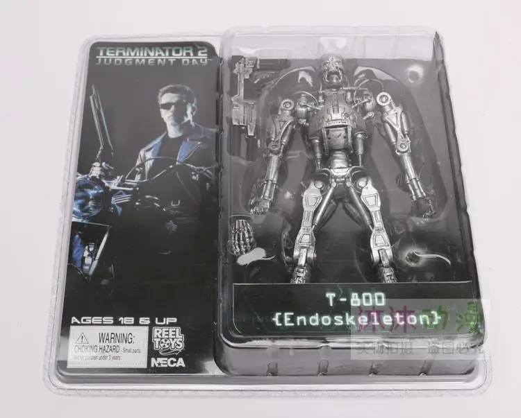 Endoskeleton NECA Терминатор 2 фигурка T-800/T-1000 ПВХ фигурка игрушка модель игрушки 7 типов 18 см - Цвет: Endoskeleton