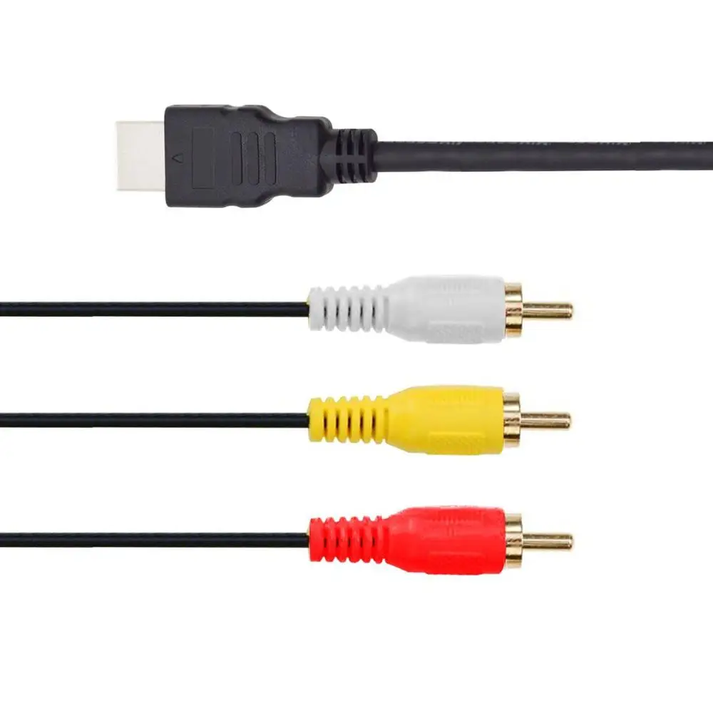 Hdmi кабель RCA HD Мужской к 3RCA Женский аудио видео композитный AV Соединительный