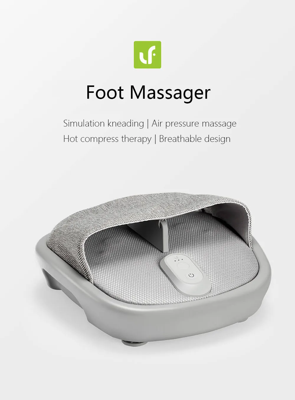 Xiaomi LeFan массажер для ног рефлексотерапия разминание Вибрационный Массажный ролик для ступней 3D массаж здоровья Электрический Автоматический нагрев