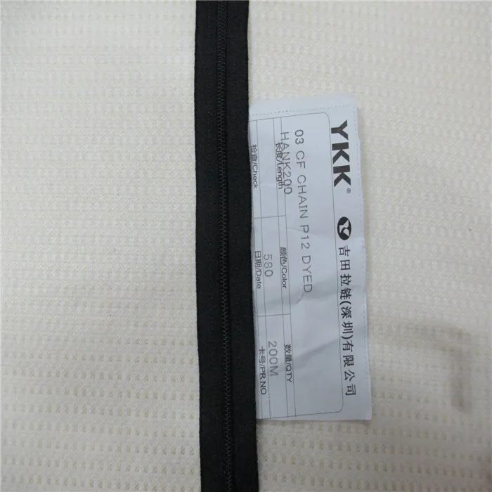 size 3 with slider 20 м/лот непрерывный YKK молния рулон молнии или ползунок замена коробка чехол для полета рюкзак спальный мешок швейные аксессуары - Цвет: size 3 with slider