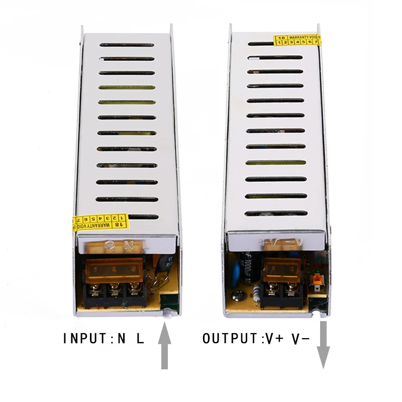 JC Мощность тонкий 12V 10A 120w Напряжение трансформаторный блок Питание для светодиодный полосы светодиодный управления Светодиодный выключатель светодиодный дисплей