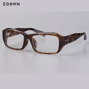 Пластиковые оправы TR90 большого размера для мужчин и женщин, винтажные женские оптические аксессуары для чтения при близорукости