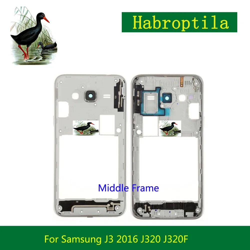 10 шт./лот для Samsung Galaxy J3 2016 J320 J320F Ближний рамка Корпус Замена Экран плиты Ремонт