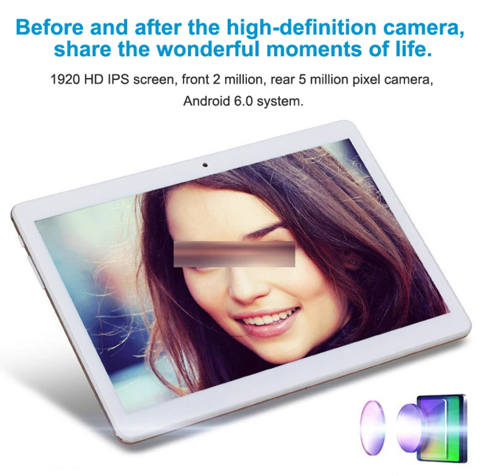 10 дюймов планшетный ПК 1" HD ips экран восемь ядер 4G связь wifi Интернет Bluetooth металлический корпус Android 6,0 1900*1200 32 Гб