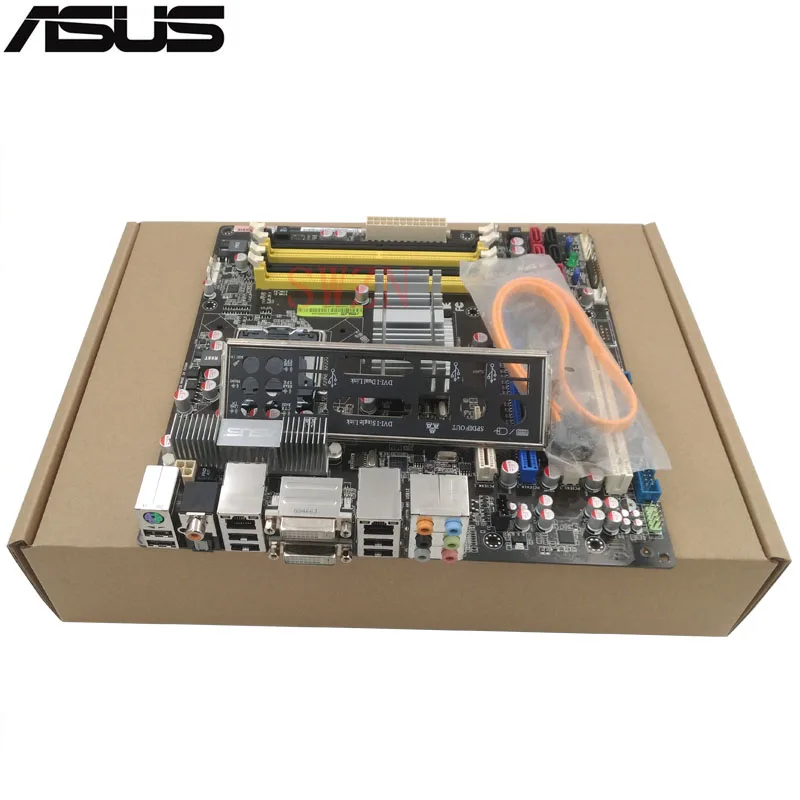 Оригинальный использовать сервер материнская плата для Asus P5N VM WS Socket 775 максимум 4