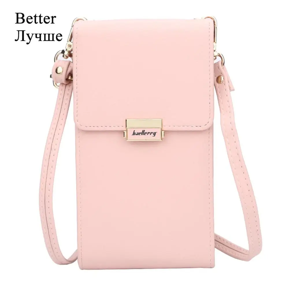 light pink better Baellerry Для женщин кошельки с карманом для мобильного телефона многофункциональный Женский Длинные из искусственной кожи розовый милый кошелек для Для женщин Одежда высшего качества Для женщин кошелек - Цвет: light pink better