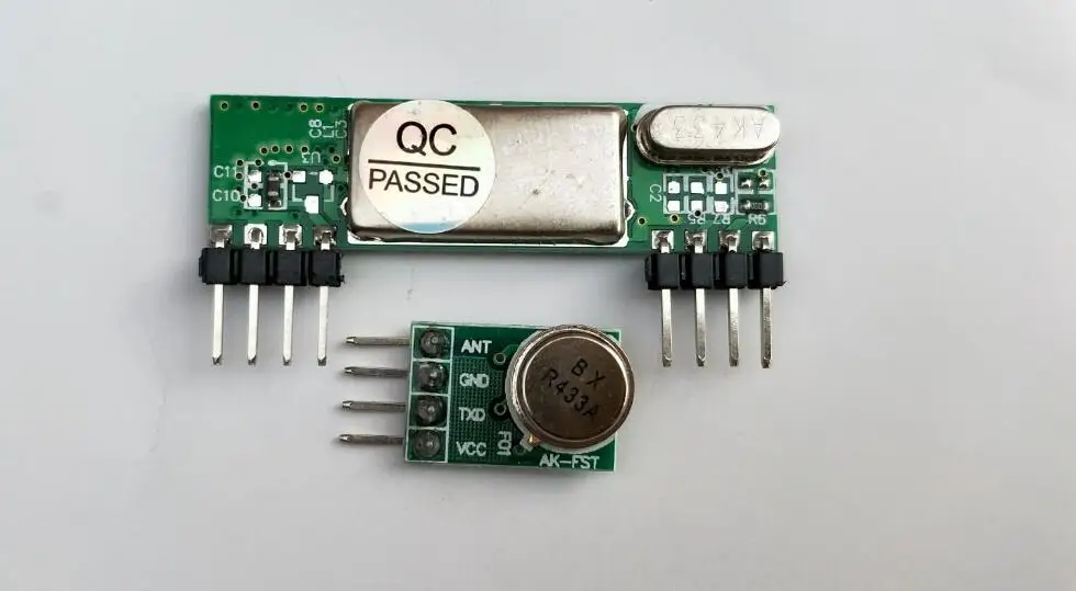 5 в мини 433 МГц Супергетеродинный 3400 RF передатчик и приемник комплект для Arduino ARM MCU
