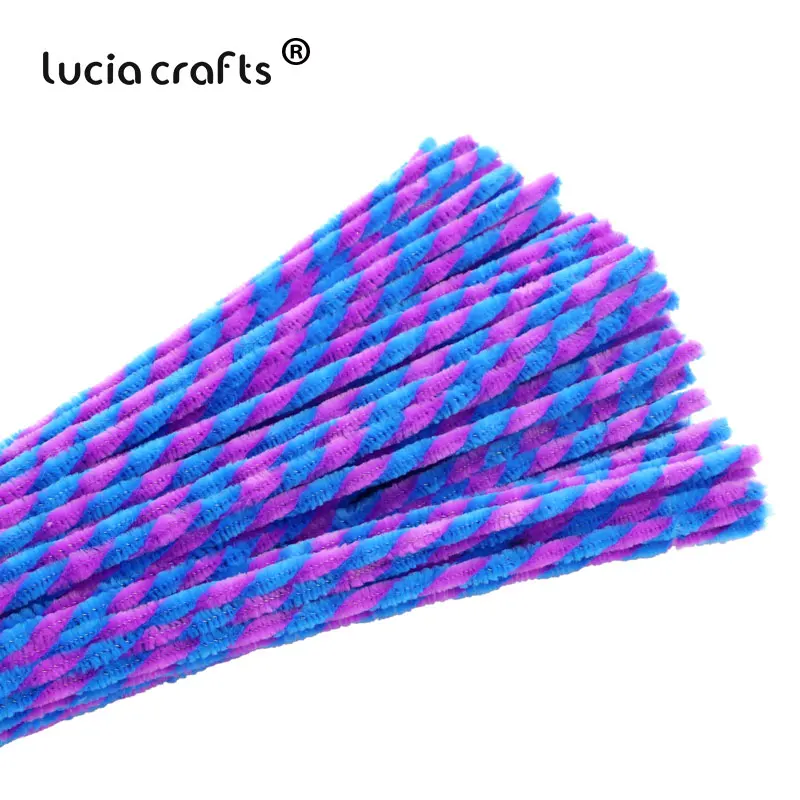 Lucia ремесла 6 мм* 30 см 25 шт./лот стебли синели, очистители труб DIY ремесленные материалы креативное ремесло L0103