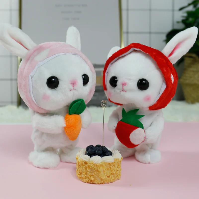 Мягкий милый кролик плюшевая электрическая ходячая говорящая кукла мягкие маленькие животные изысканный подарок детские игрушки