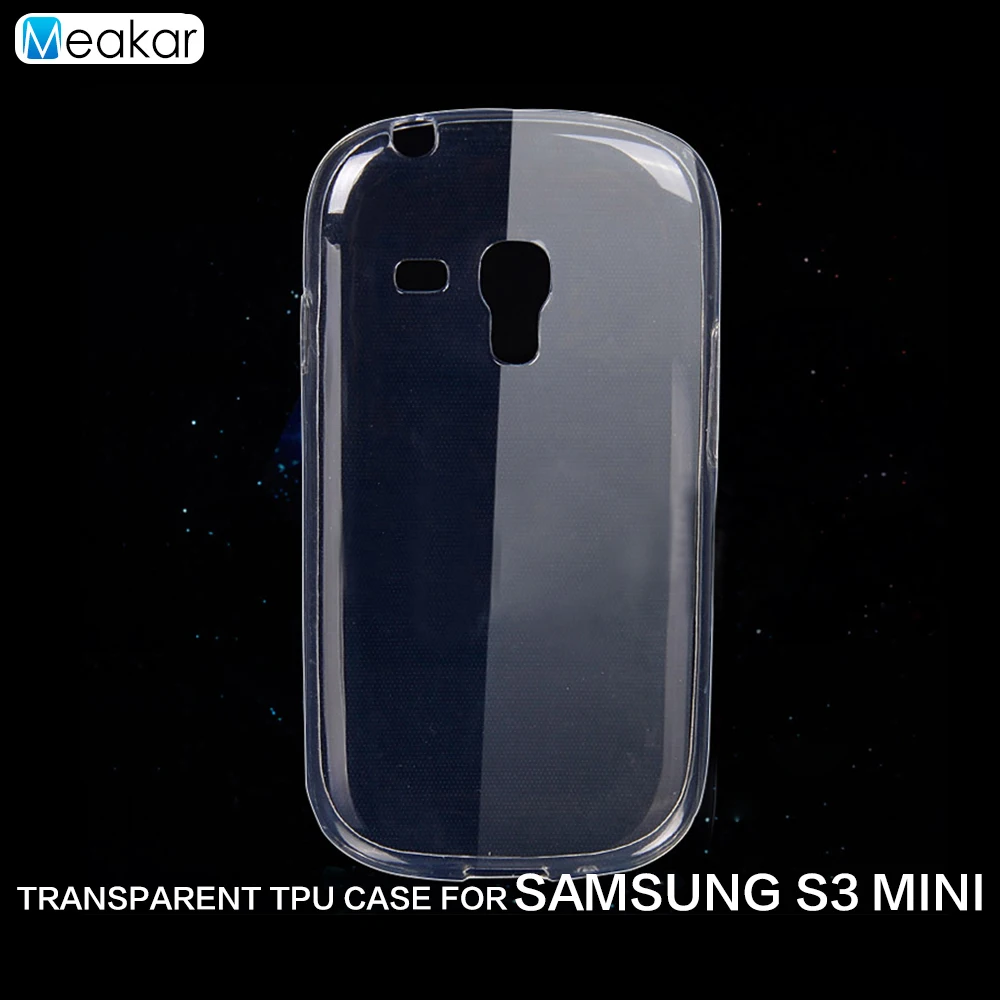 Прозрачный Мягкий ТПУ силиконовый 4.0для samsung Galaxy S3 мини чехол для samsung Galaxy S3 мини i8190 чехол для задней панели сотового телефона чехол
