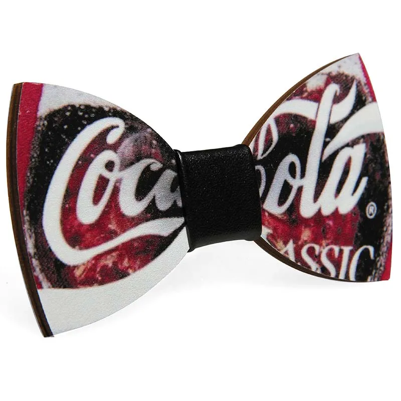 Модные Weastern деревянный с бантом для свадьбы красочные Bowties галстук звездное небо