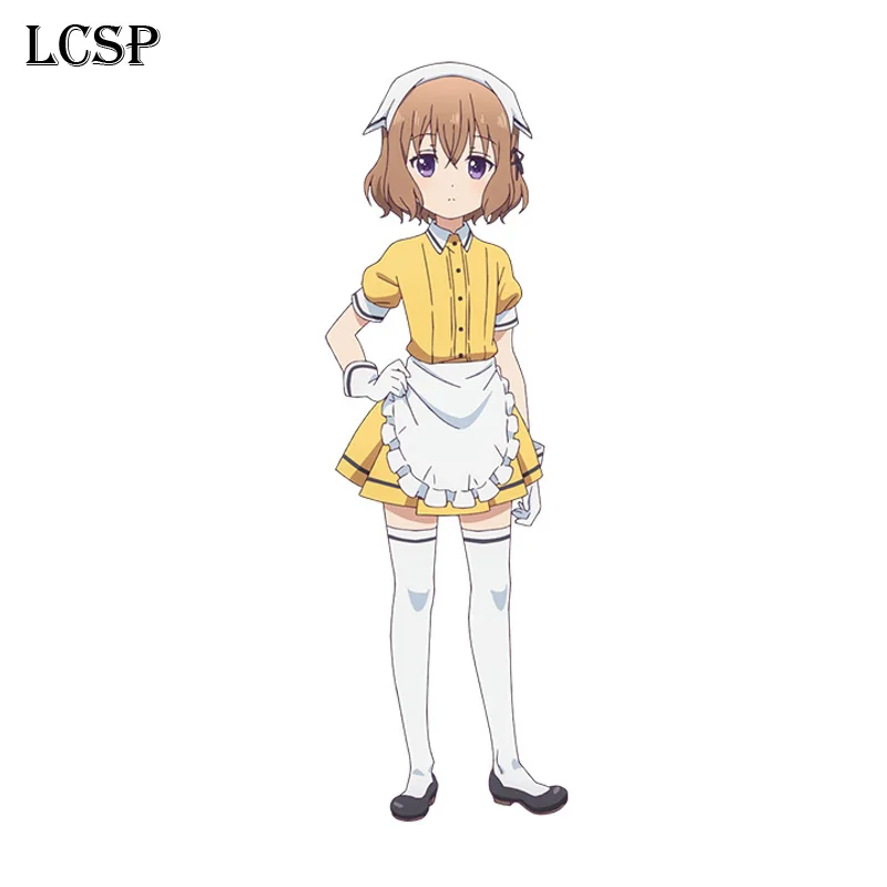 LCSP Blend S Hoshikawa Mafuyu Косплей Костюм японское аниме желтая кофейная горничная костюм