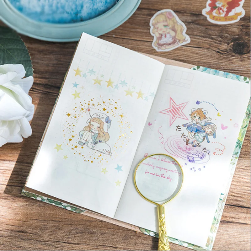 

40pcs/lot Girls series stickers package diary hand account Decoration Scrapbooking stickers Stationery kawaii label stickers