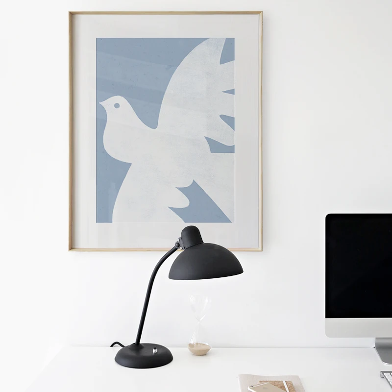 Buzart canvas paintings about world peace for living room wall art decorative posters No Frame | Painting &amp Calligraphy