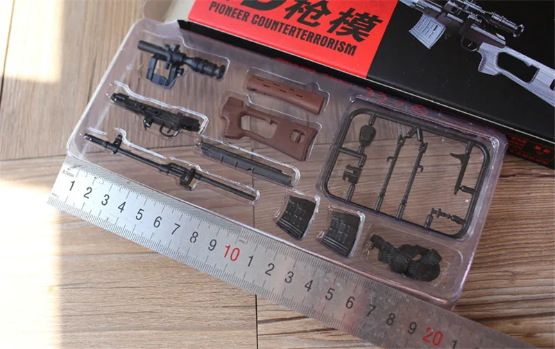 5 Types 1:6 DIY Assembly 3D Model Toy Gun Weapon Building Kits Blocks Toys For Boys BEST Constructor Collection Gift | Игрушки и хобби