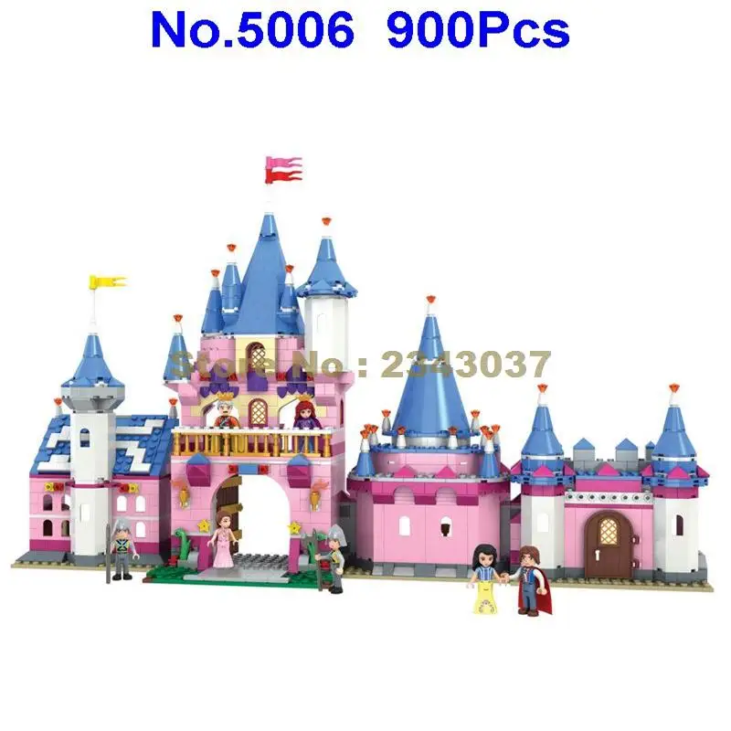 5006 900 шт Шато Принцесса Королева дворца карета девушка друзья победитель строительные блоки игрушка