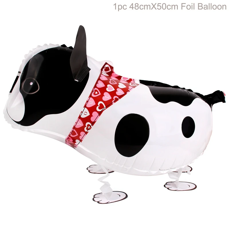 animal balloon E HUIRAN сафари животные бумажный баннер с днем рождения Дети День Рождения Декор джунгли вечерние украшения зеленый слон Зебра - Цвет: animal balloon E