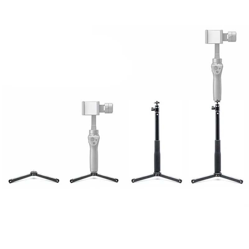 

Tripod & Selfie Stick Handheld Monopod Aluminium holder For DJI osmo Mobile 2 3 osmo pocket camera action camera zhiyun