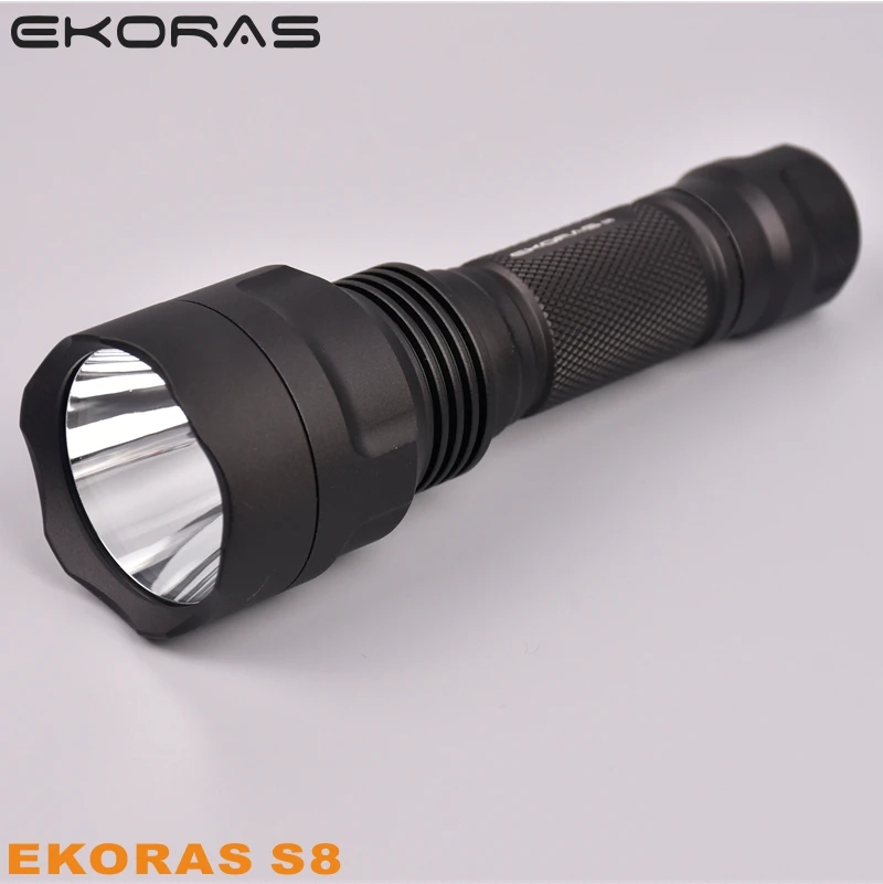 Черный Ekoras C8 с luminus sst40 CREE xml2 U2 медная DTP плата и ar покрытием внутри 1500lm|Фонарики