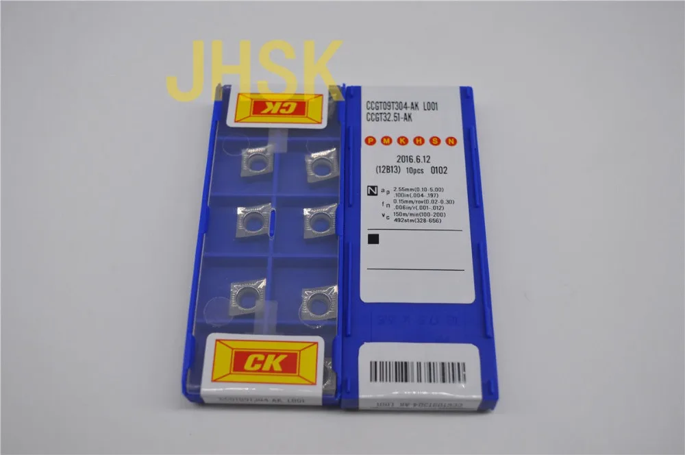 

10pcs CK CCGT09T304-AK / CCGT32.51-AK Used for Aluminum superior quality