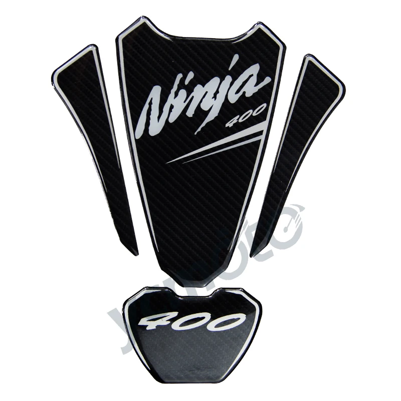 3D мотоцикл топливный бак для газа протектор чехол Kawasaki Ninja 400 2008 2019 09 10 11 12 13 14 15 16 17
