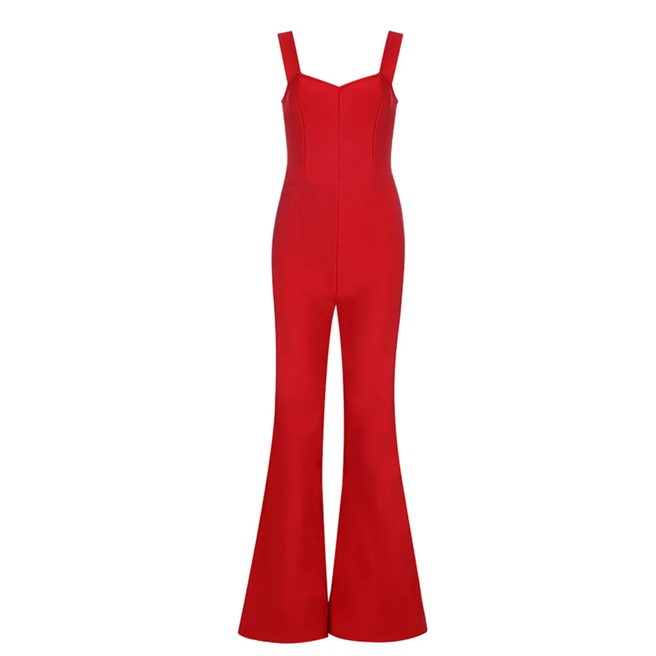 DressBird сексуальный комбинезон Bodycon с повязкой без рукавов Для женщин Карманный